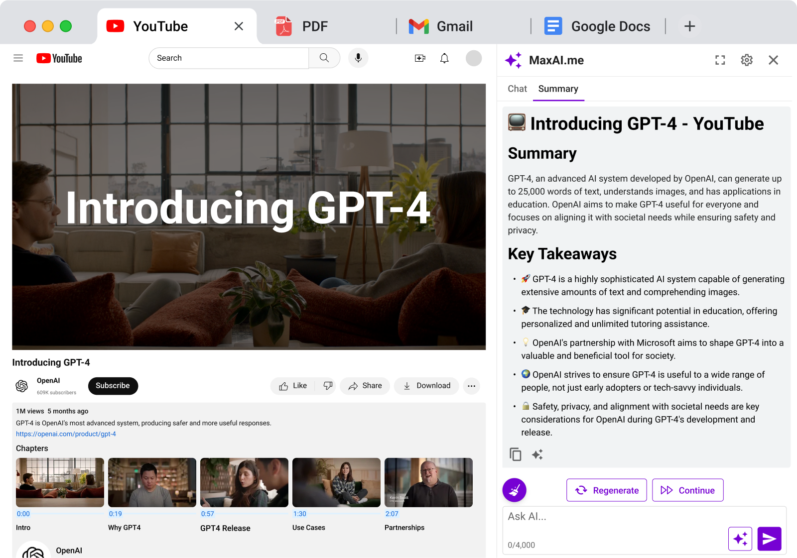 Summarize & chat with any page
