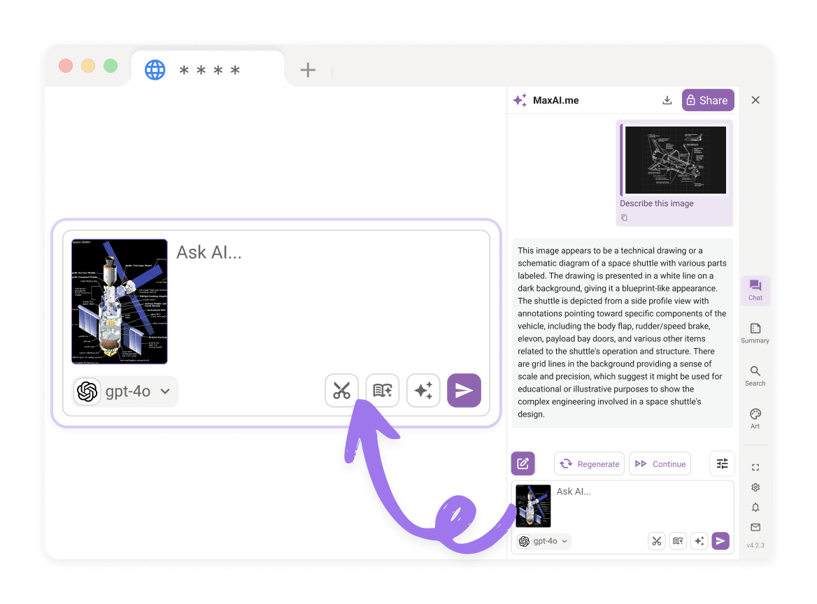 Chat with any image